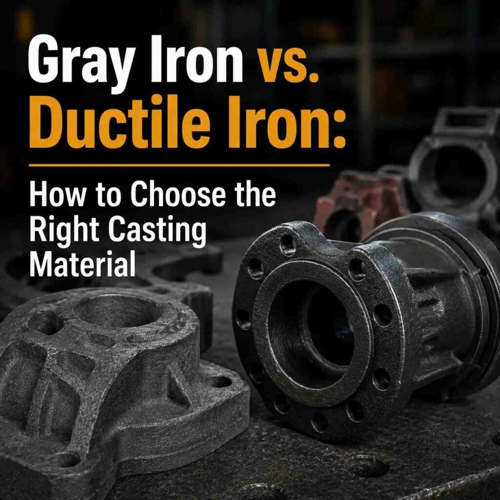 Gray Iron vs. Ductile Iron - How to Choose right material