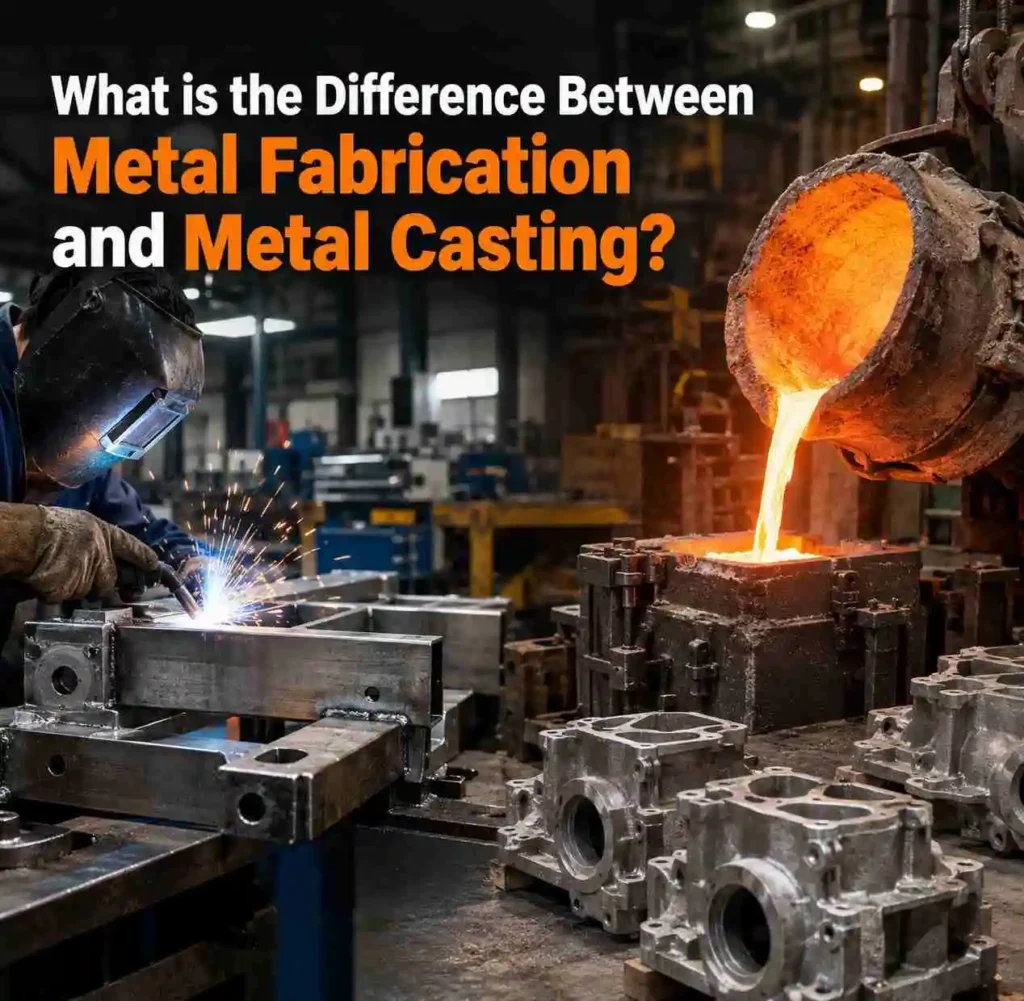 Difference between Metal Fabrication & Meta Casting