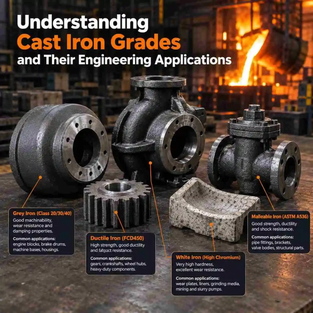 Cast Iron Grades and Their Engineering Applications